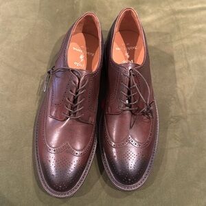 NWOT Polo Ralph Lauren Asher Wingtip Leather Oxford Men’s Dress Shoes Size 11
